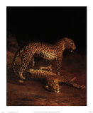 Two Leopards Playing in the Exeter Change Menagerie  c1808