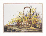 Basket of Yellow Flowers