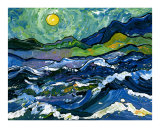 Seascape with Van Gogh's Sky