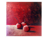 Three Red Cherries
