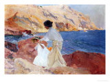 Clotilde and Elena on the Rocks  Javea