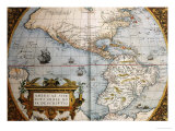 Map of America from Theatrum Orbis Terrarum