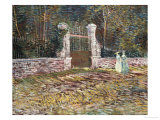 Entrance to the Voyer-D'Argenson Park at Asnieres