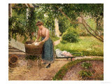 Washerwoman at Eragny