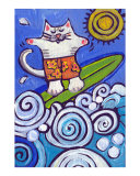 Cat Surfing