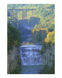 Autumn Morning on the Genessee River Gorge