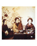 Edo Geisha with Shamisen
