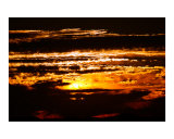 Hills on Fire Sunset