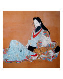 Seated Japanese Aristrocrat in Kimono