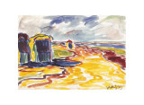 Strand mit Körben  c1909