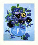 Blaues Blumenstilleben  2000