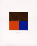 Rost und Orange-Blau