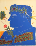 Profil Bleu a la Rose