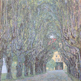 Parkway in Front of Castle Kammer at Lake Atter