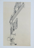 Gabled Houses at Krumau  1917