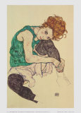 Woman Seated with Left Leg Pulled Up  1917