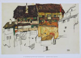 Old Houses at Krumau  1914
