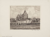 Rostock Gesamtansicht mit Marienkirche