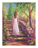 Morning In Her Garden