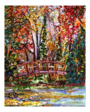 Monet's Bridge - Impressionism by Ginette
