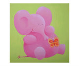 Elly Elephant with butterfly