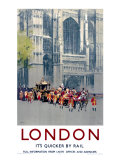 Lord Mayor's Coach  LNER poster  1923-1947