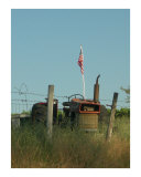 patriotic tractor