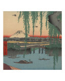 Boats under Mt Fuji  Edo Japan