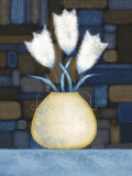 Three White Tulips