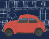 Red Volkswagon Bug