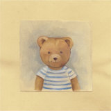 Bear with Blue Striped Shirt