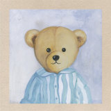 Bear with Blue Striped Shirt