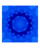 mandala in blue