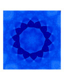 mandala in blue