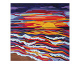 sunset abstract