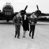 Actor Steve McQueen  Robert Wagner and Shirley Ann Field Filming "The War Lover"