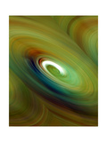 Green Color Swirl