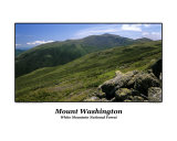 Mount Washington from Gulfside Trail Located in White Mountain National Forest in New Hampshire