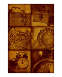 Vintage artistical stylish collage