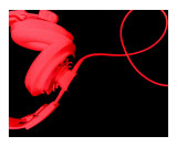 Red Headphones in the Air  like Music in the Air  where is the DJ