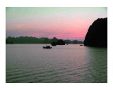 Sunset  Ha Long Bay  Viet Nam