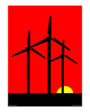 Windmill Sunset