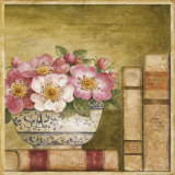 Potted Flowers with Books IV