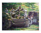 German Stug IV Being Loaded  1944