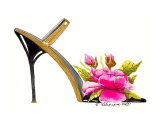 Pink Roses stiletto