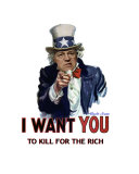 Uncle Sam Cheney 'I want youto kill for the rich'