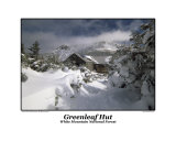 Greenleaf Hut from Greenleaf trail in the White Mountains  New Hampshire  USA