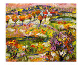 French Country Landscape - Country House