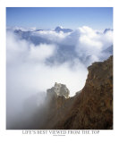 Life is best viewed from the top Mountain ridge in Italy Europe