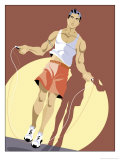 Man Jumping Rope